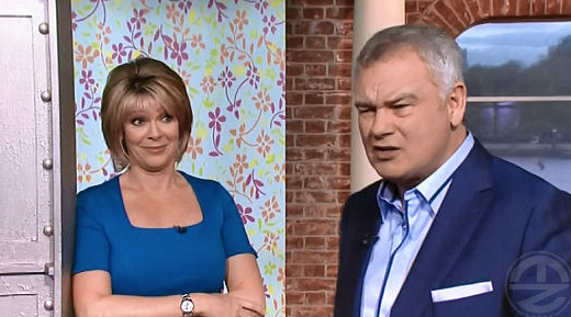 Cringe! Eamonn Holmes left red faced over comments made by his wife on ...