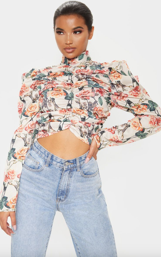 PLT floral top - VIP Magazine