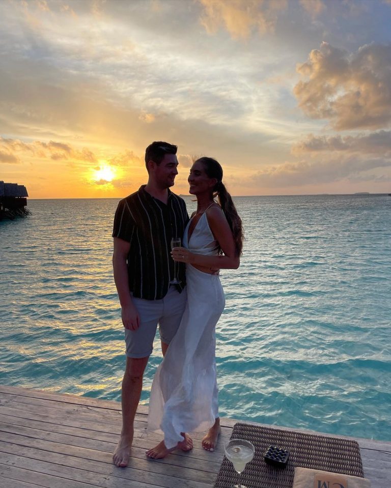 Clémentine MacNeice shares snaps from honeymoon in the Maldives before jetting off to