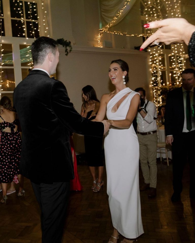 Clémentine MacNeice shares first look at her day two wedding dress