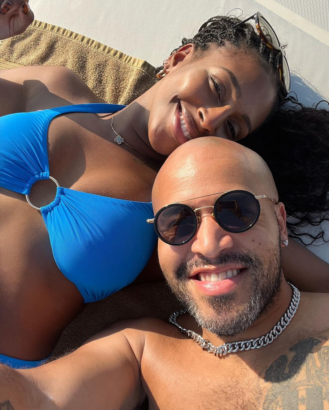 Alexandra Burke and Darren Randolph share first snap with their